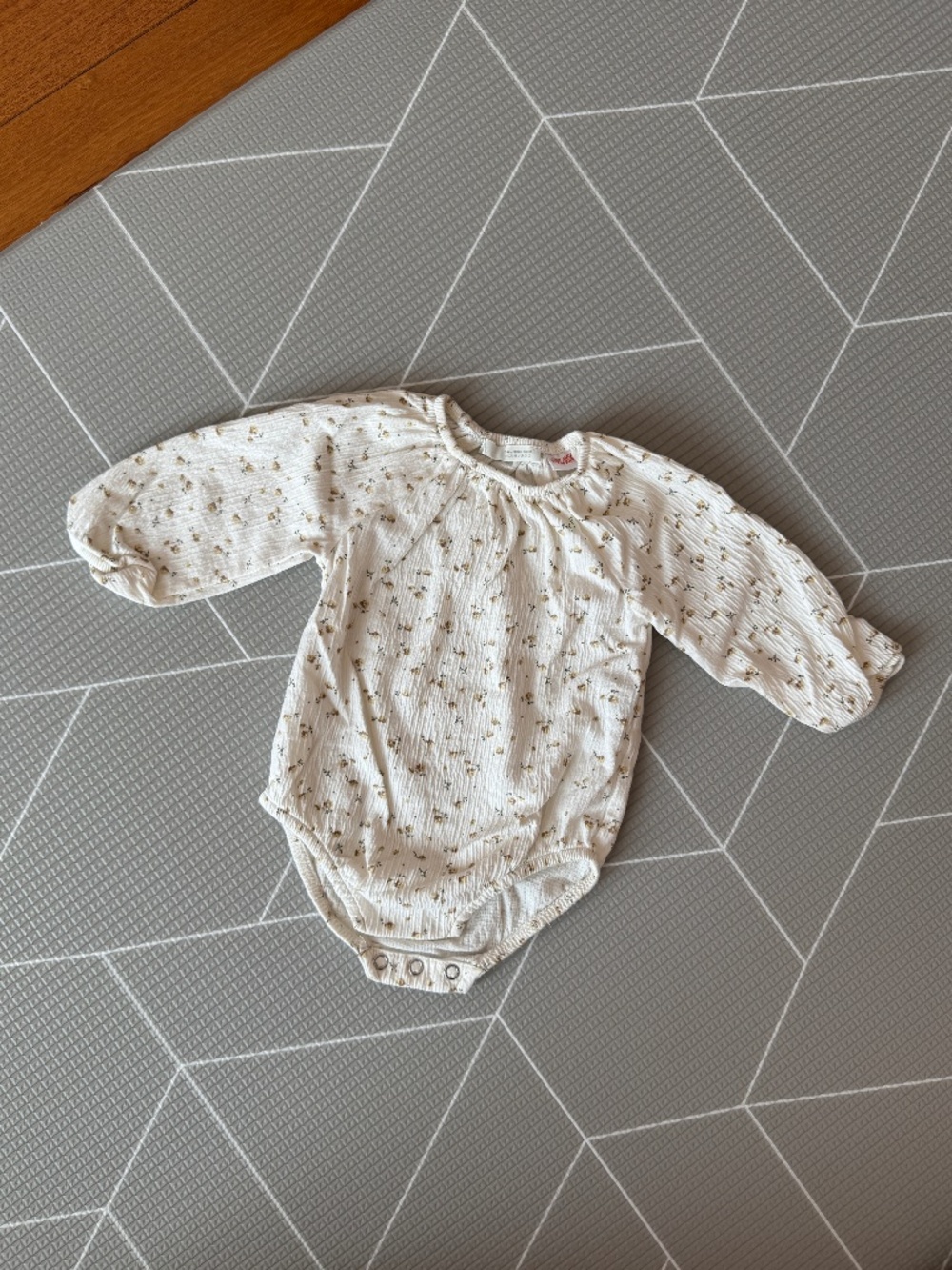 Zara baby long sleeve bodysuit